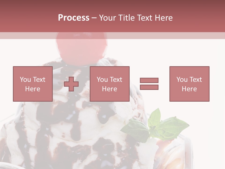 Cream Syrup Sweet PowerPoint Template