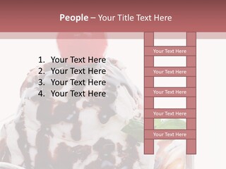 Cream Syrup Sweet PowerPoint Template