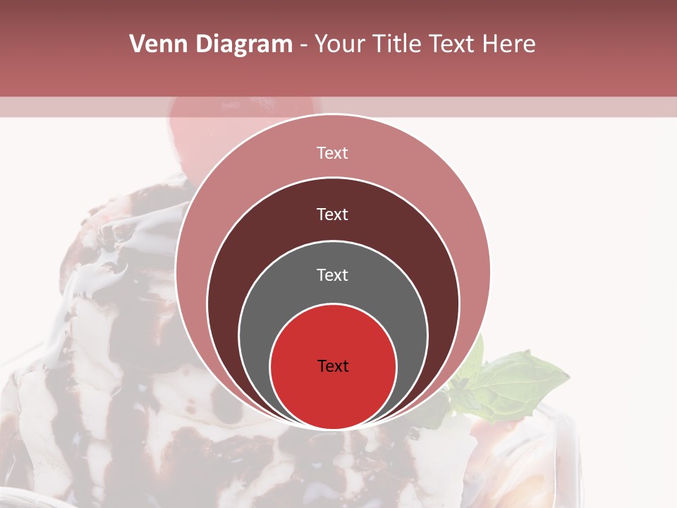 Cream Syrup Sweet PowerPoint Template