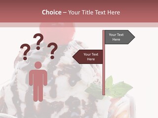 Cream Syrup Sweet PowerPoint Template