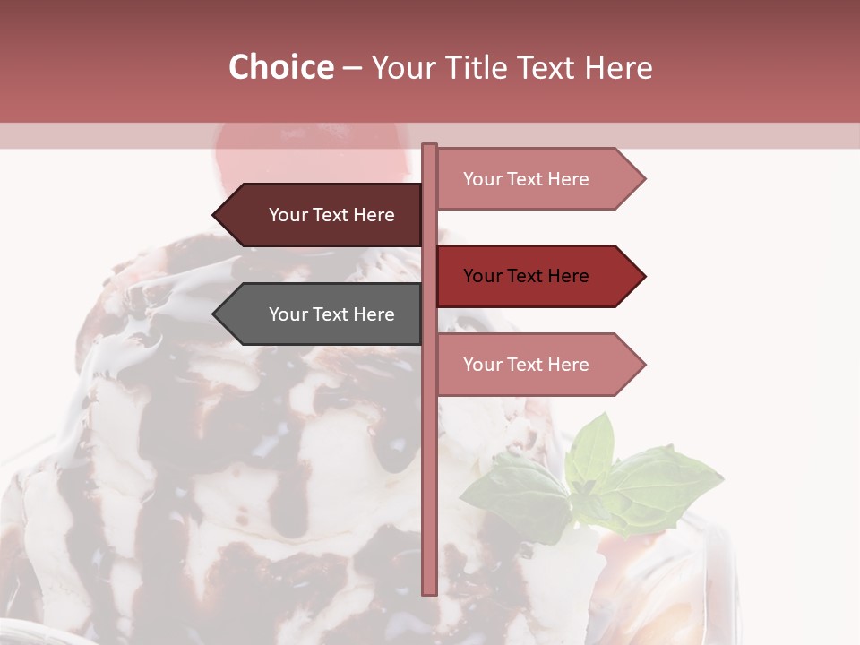 Cream Syrup Sweet PowerPoint Template