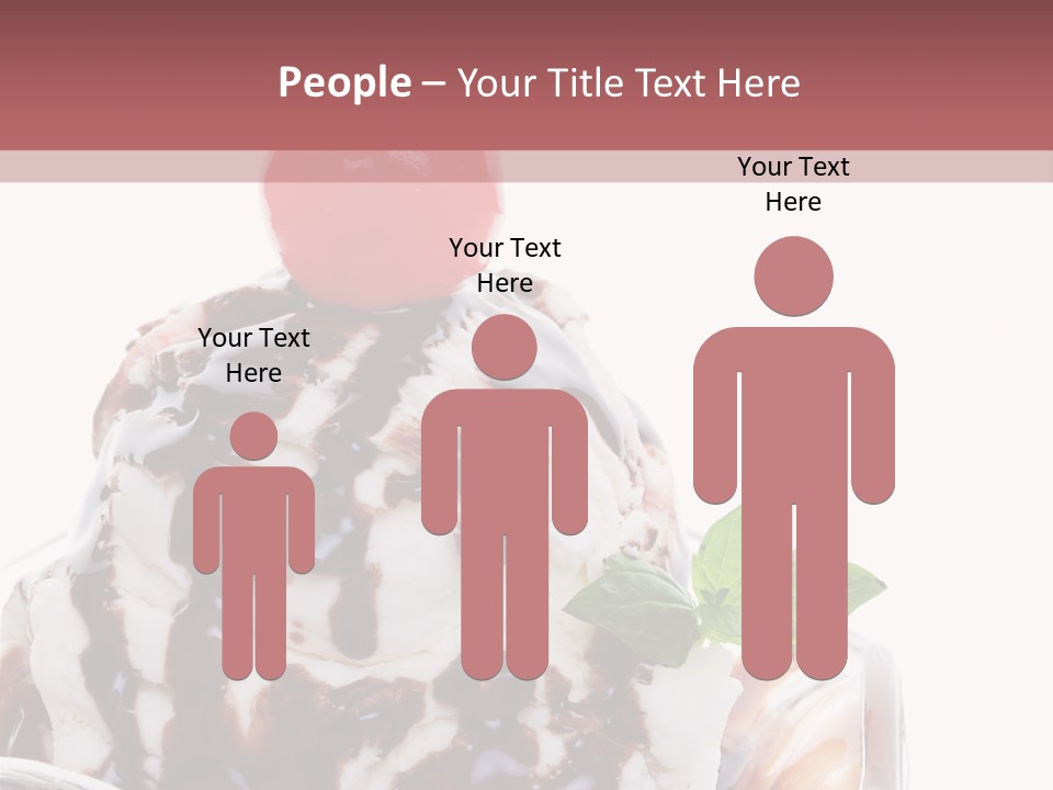 Cream Syrup Sweet PowerPoint Template