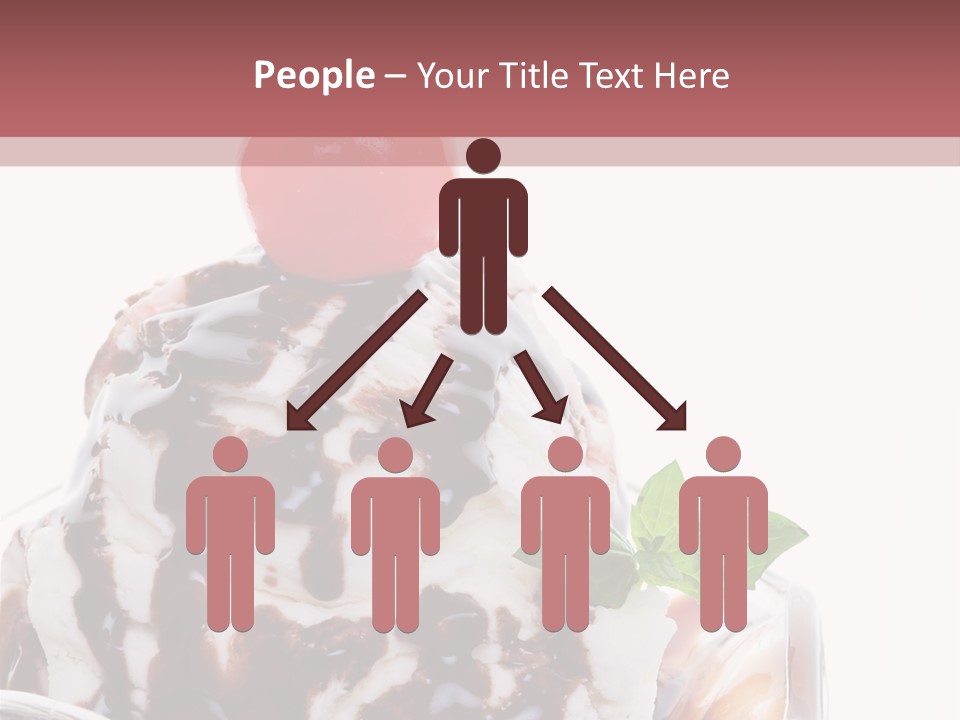 Cream Syrup Sweet PowerPoint Template