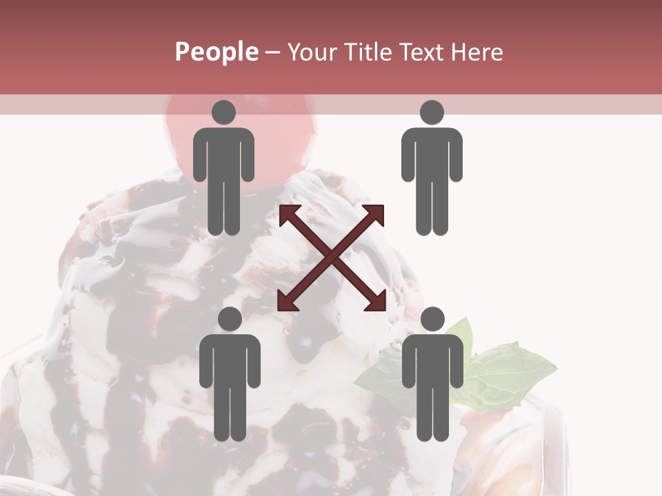 Cream Syrup Sweet PowerPoint Template