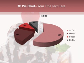 Cream Syrup Sweet PowerPoint Template
