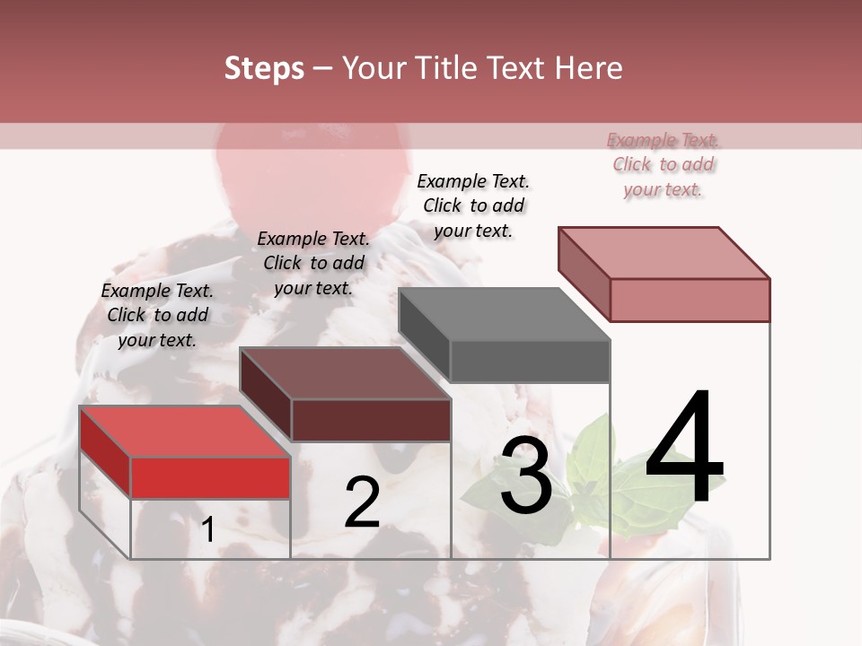 Cream Syrup Sweet PowerPoint Template