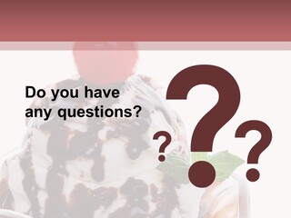 Cream Syrup Sweet PowerPoint Template