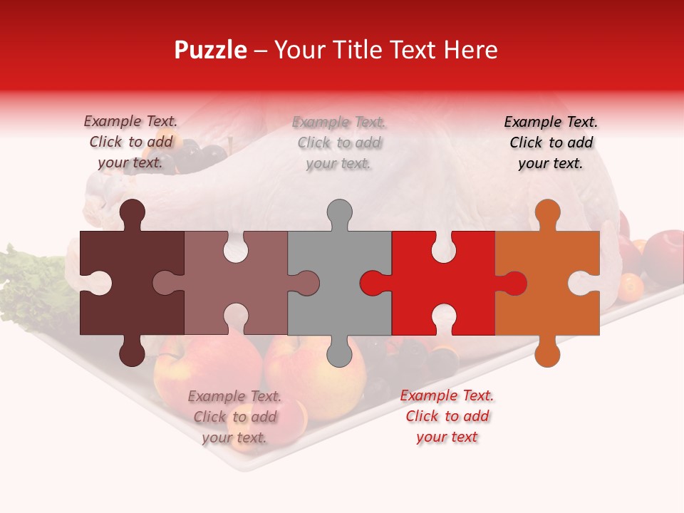 Meat Turkey Healthy PowerPoint Template