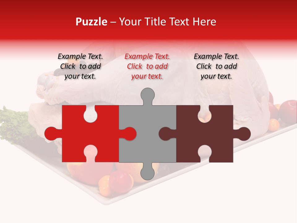 Meat Turkey Healthy PowerPoint Template