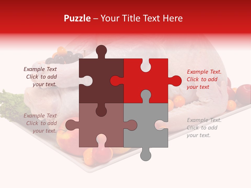 Meat Turkey Healthy PowerPoint Template