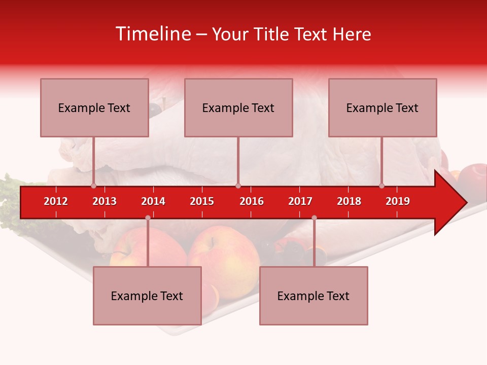 Meat Turkey Healthy PowerPoint Template