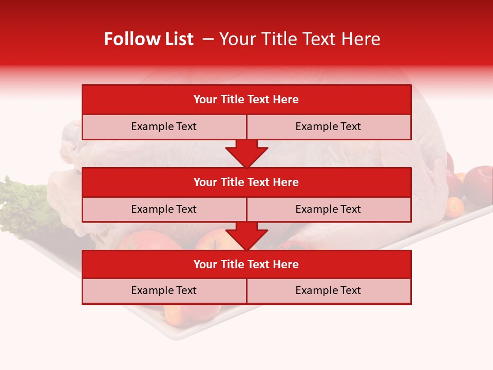 Meat Turkey Healthy PowerPoint Template