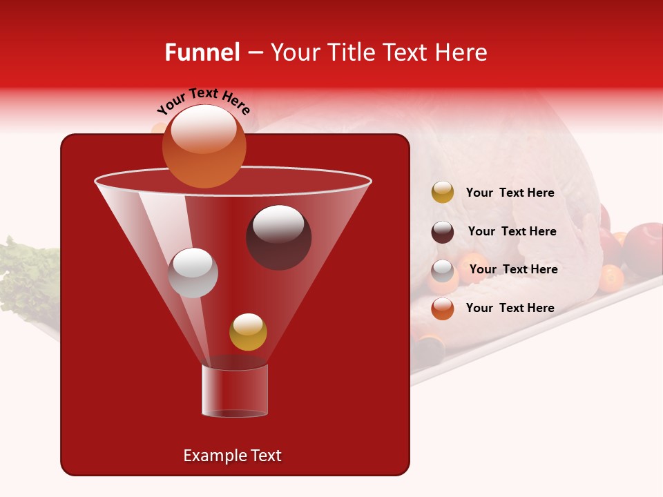 Meat Turkey Healthy PowerPoint Template