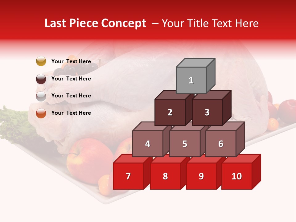 Meat Turkey Healthy PowerPoint Template