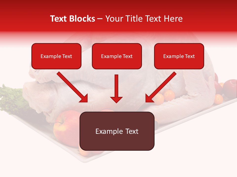 Meat Turkey Healthy PowerPoint Template