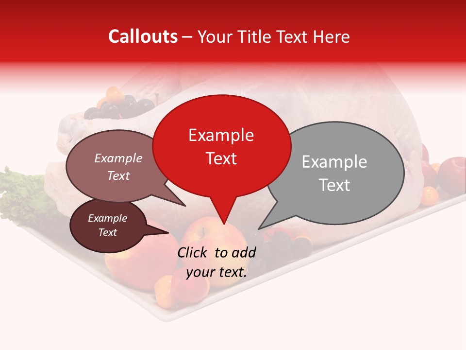 Meat Turkey Healthy PowerPoint Template