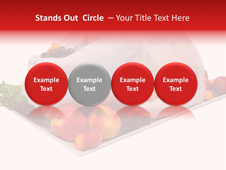 Meat Turkey Healthy PowerPoint Template