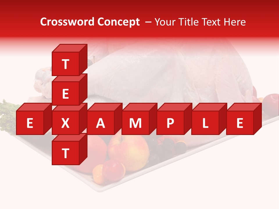 Meat Turkey Healthy PowerPoint Template