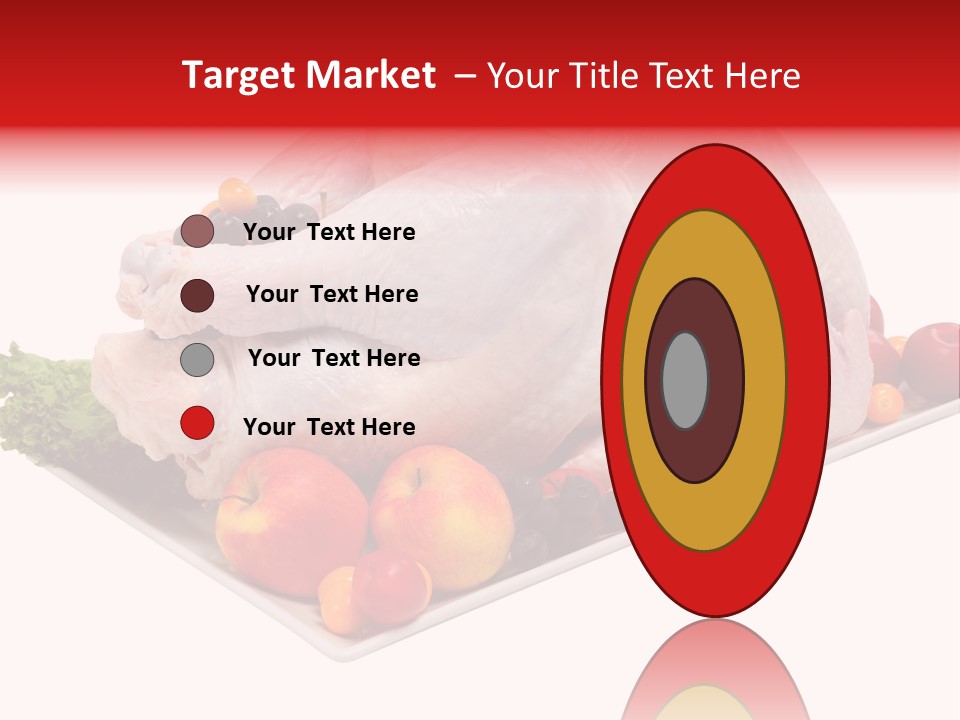 Meat Turkey Healthy PowerPoint Template