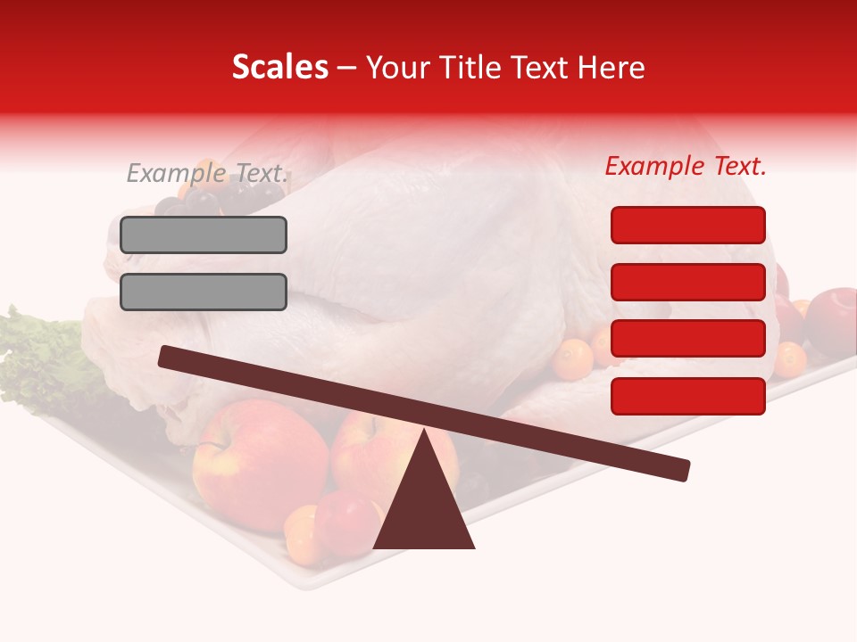 Meat Turkey Healthy PowerPoint Template