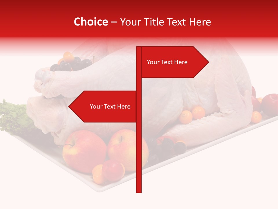 Meat Turkey Healthy PowerPoint Template