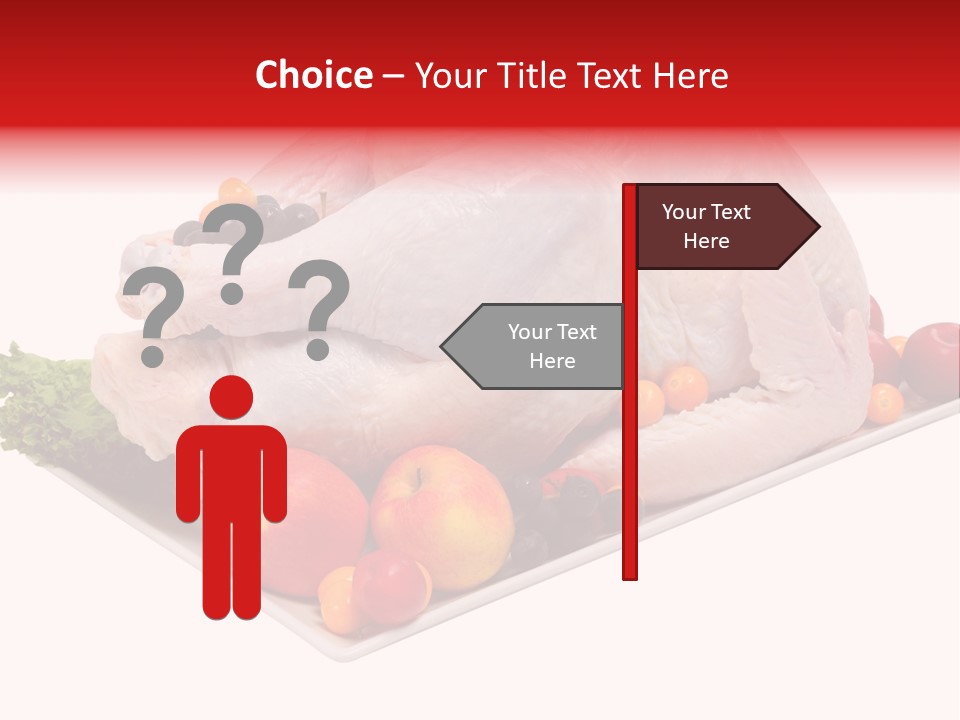 Meat Turkey Healthy PowerPoint Template