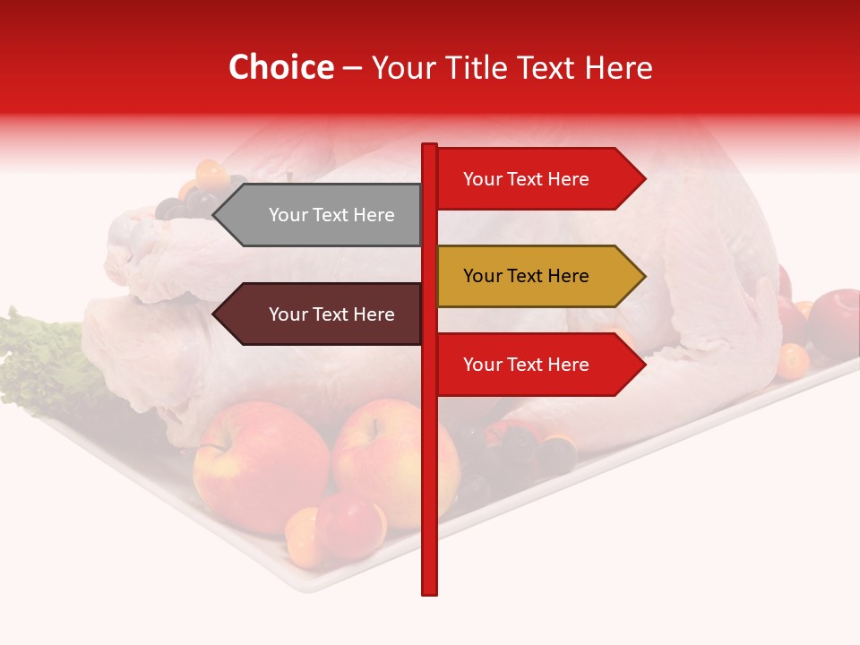 Meat Turkey Healthy PowerPoint Template