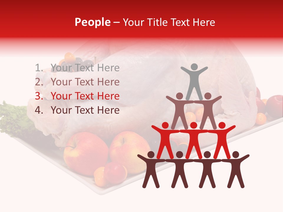 Meat Turkey Healthy PowerPoint Template