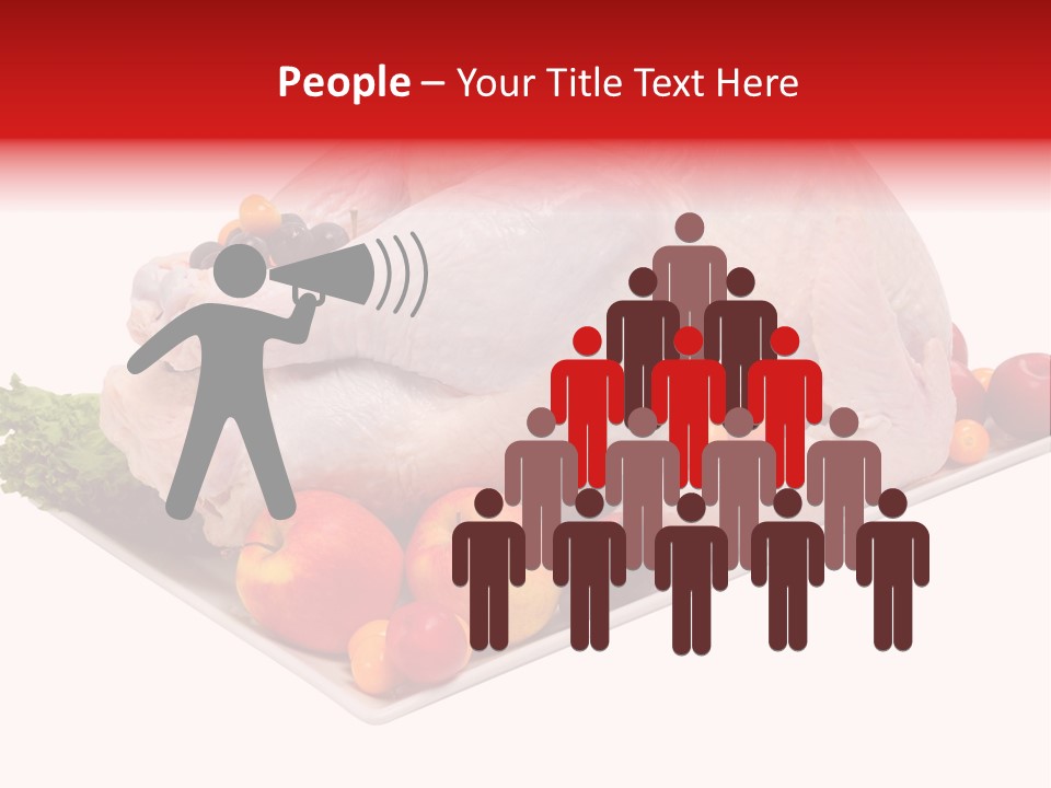 Meat Turkey Healthy PowerPoint Template