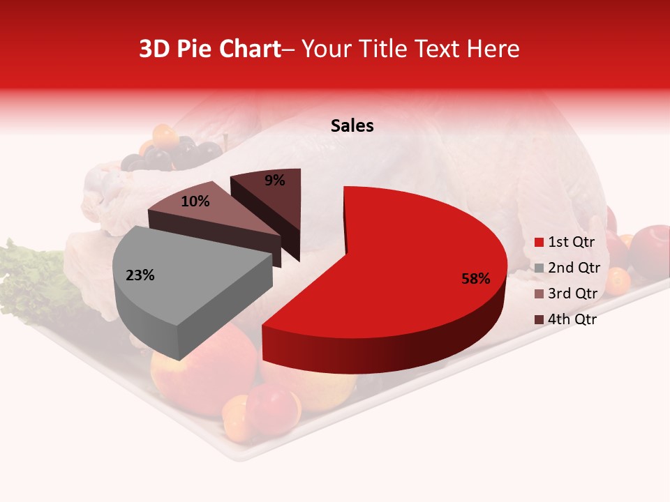 Meat Turkey Healthy PowerPoint Template