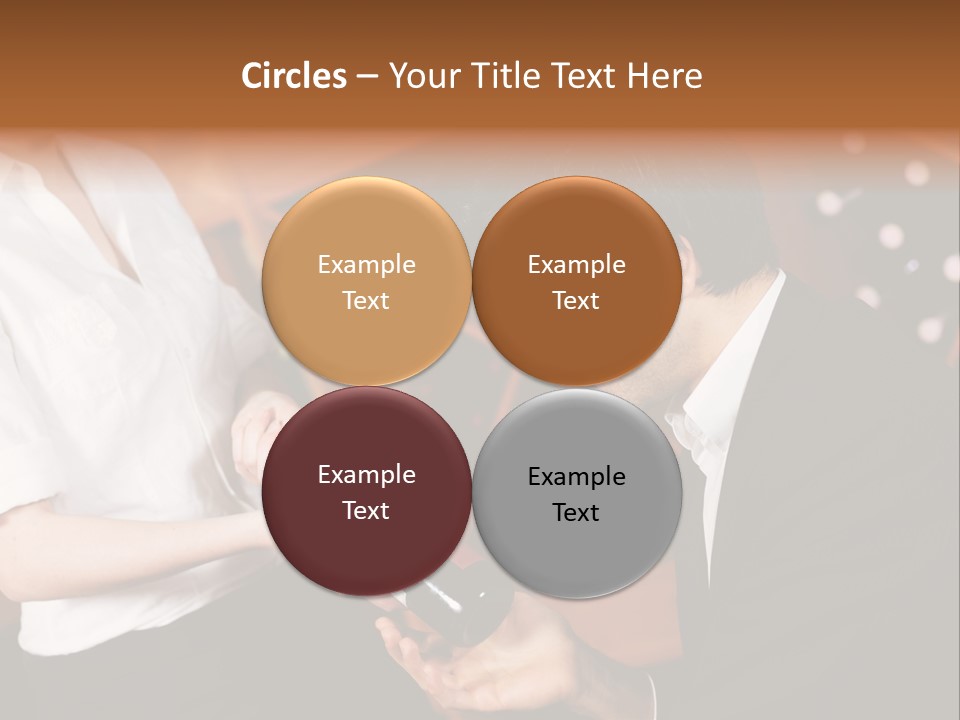 Restaurant Wine Woman PowerPoint Template