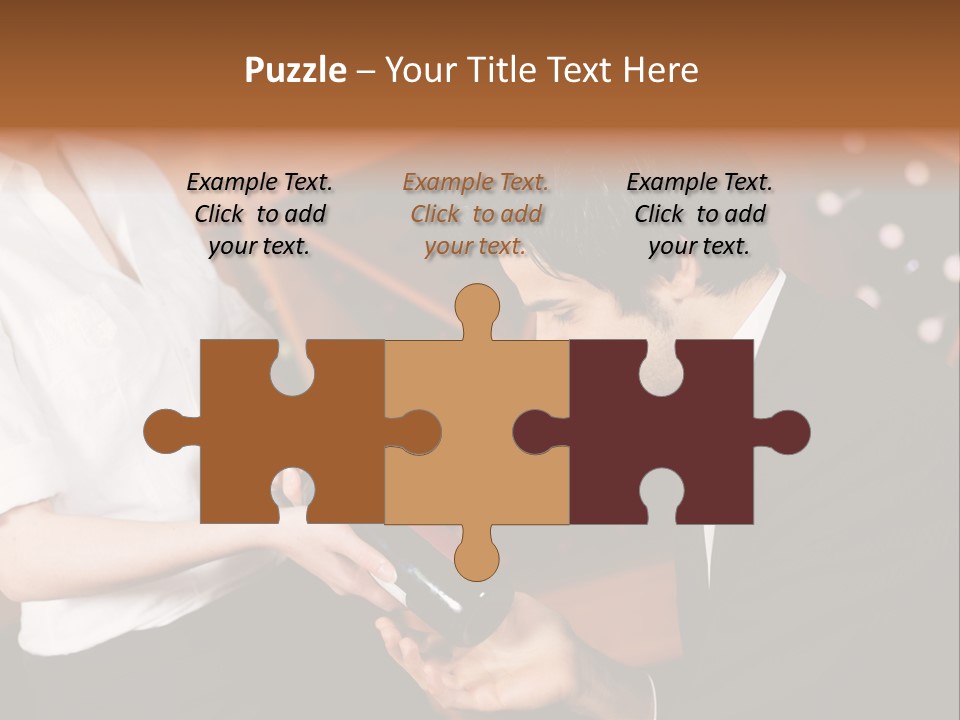 Restaurant Wine Woman PowerPoint Template