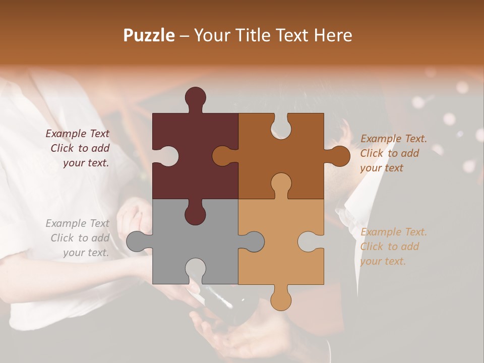 Restaurant Wine Woman PowerPoint Template