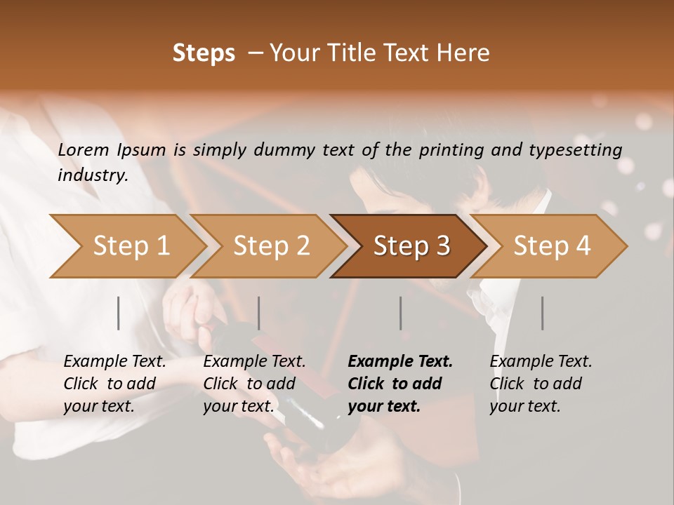 Restaurant Wine Woman PowerPoint Template