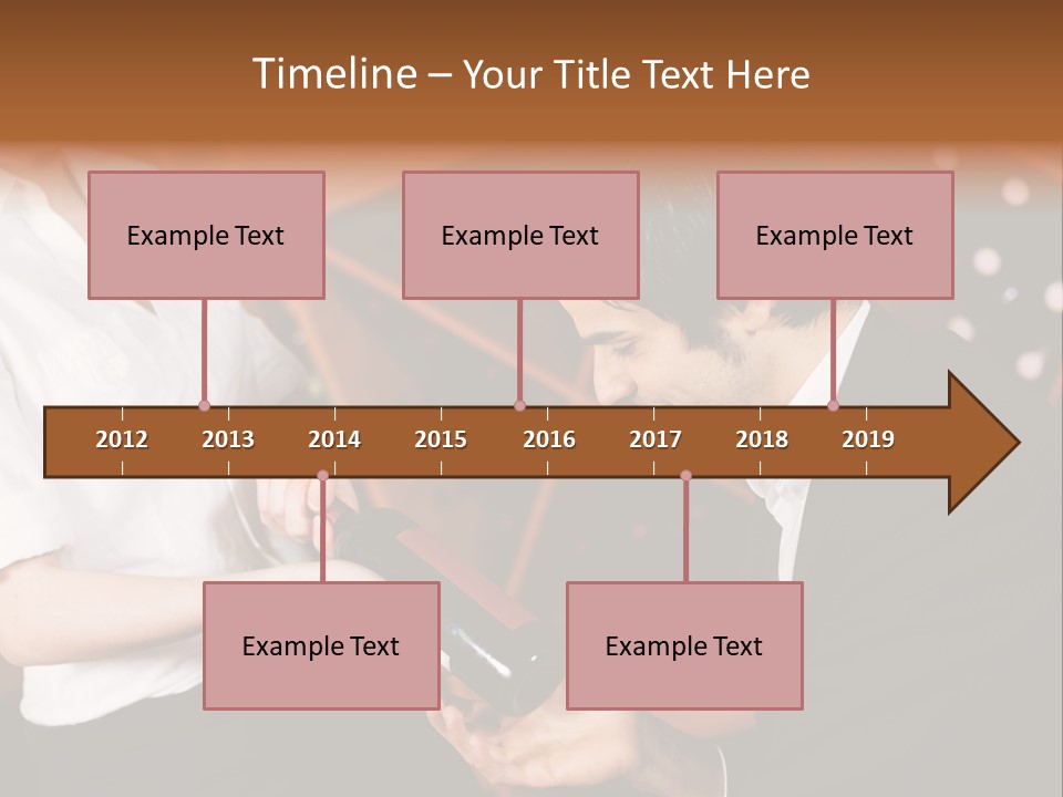 Restaurant Wine Woman PowerPoint Template