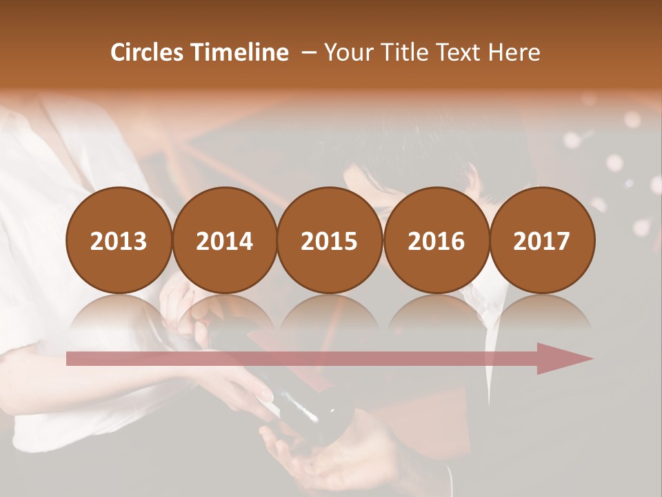 Restaurant Wine Woman PowerPoint Template