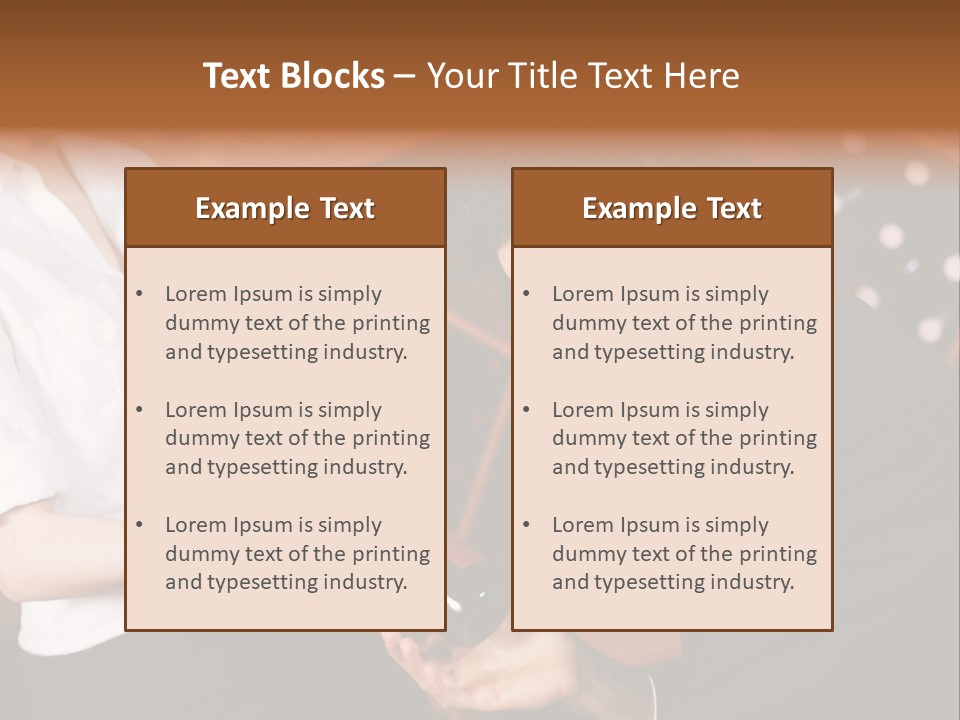 Restaurant Wine Woman PowerPoint Template