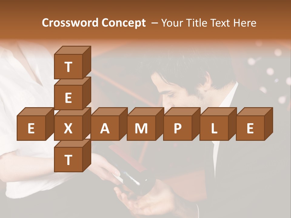 Restaurant Wine Woman PowerPoint Template