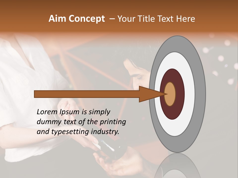 Restaurant Wine Woman PowerPoint Template