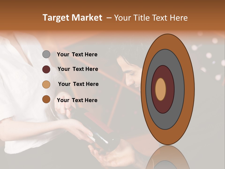 Restaurant Wine Woman PowerPoint Template