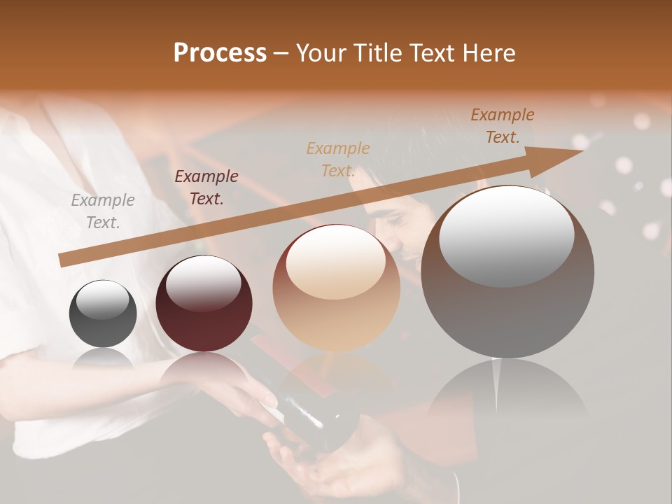 Restaurant Wine Woman PowerPoint Template