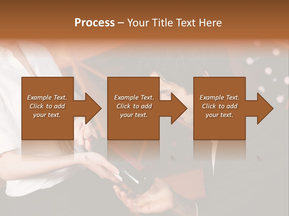 Restaurant Wine Woman PowerPoint Template