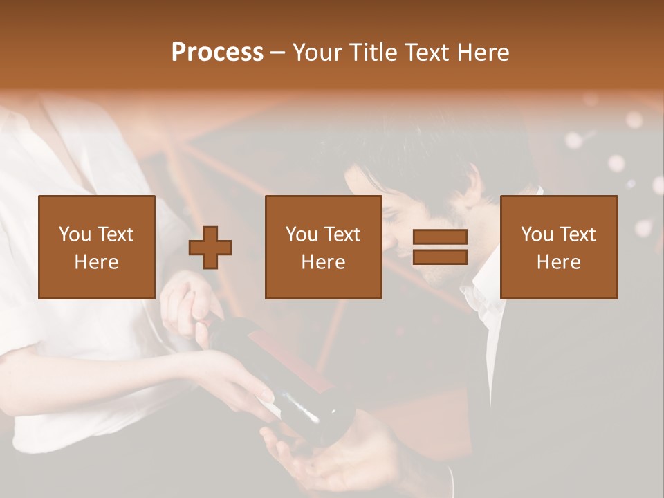 Restaurant Wine Woman PowerPoint Template