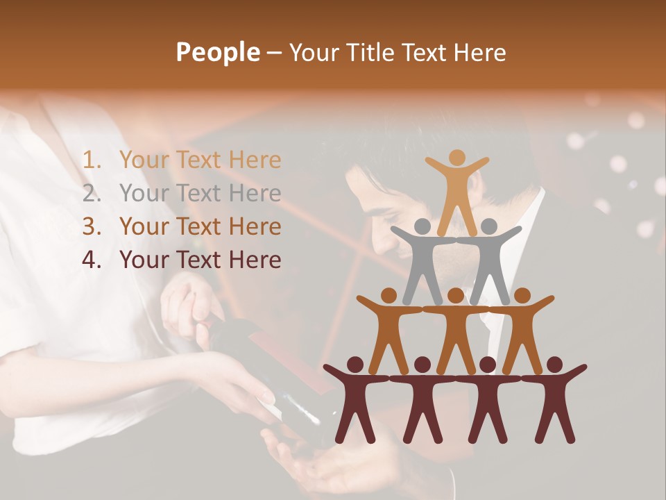 Restaurant Wine Woman PowerPoint Template