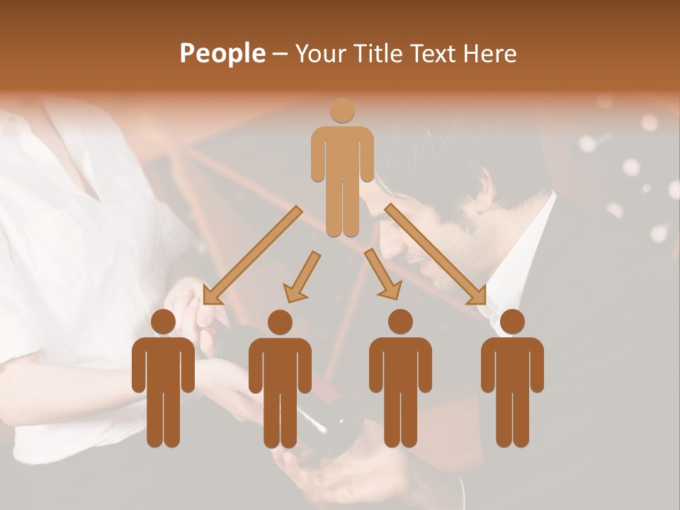 Restaurant Wine Woman PowerPoint Template