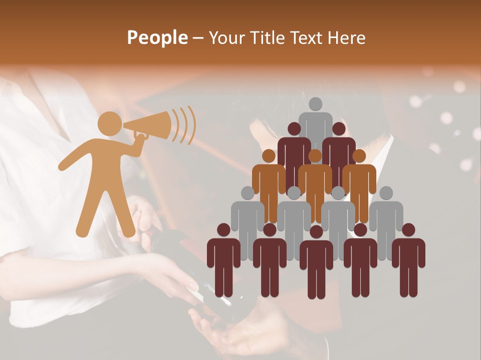 Restaurant Wine Woman PowerPoint Template