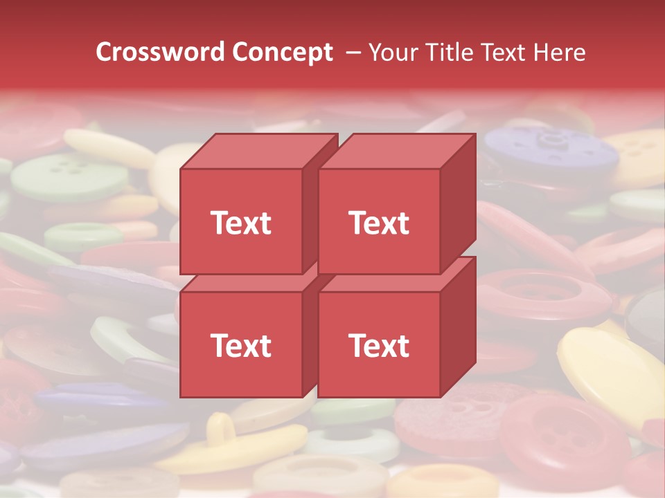 Needle Colorful Isolated PowerPoint Template