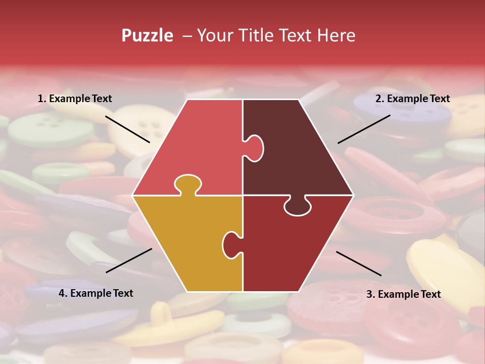 Needle Colorful Isolated PowerPoint Template