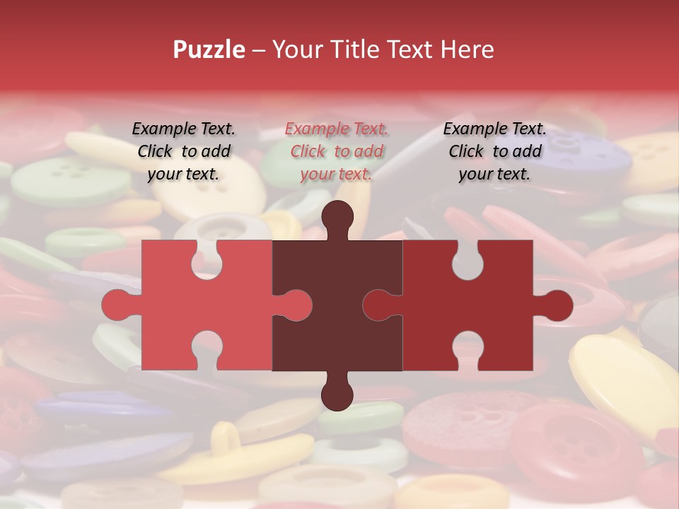 Needle Colorful Isolated PowerPoint Template