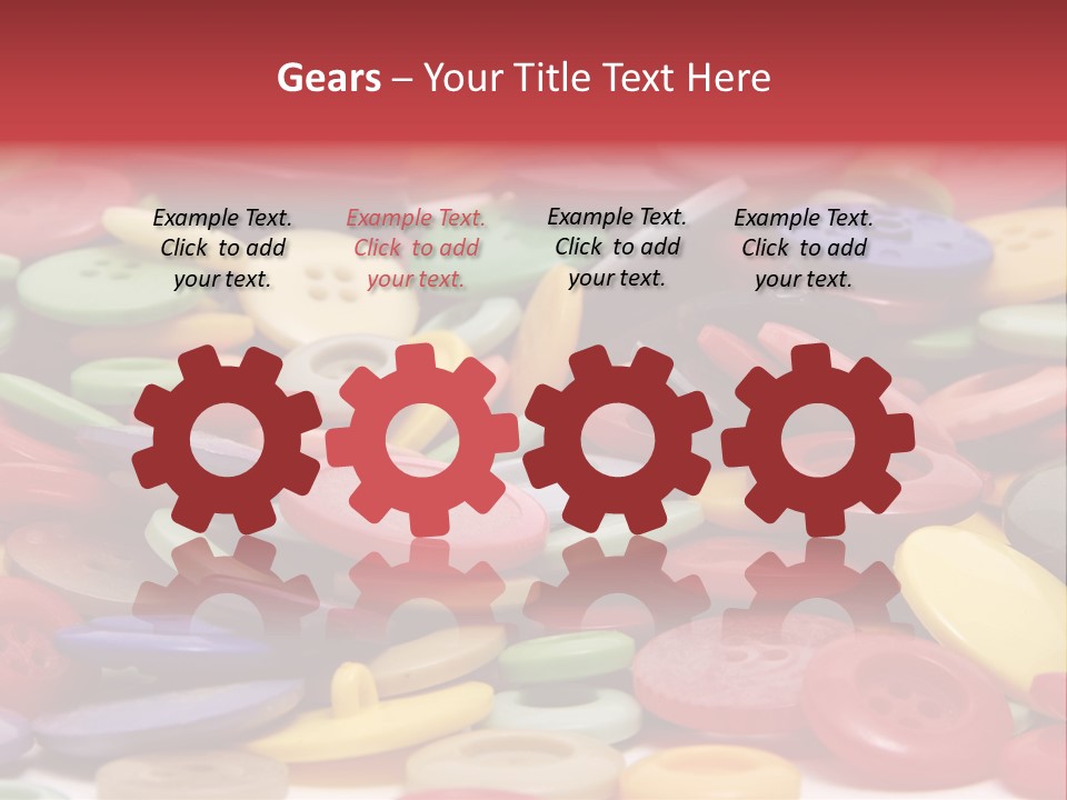 Needle Colorful Isolated PowerPoint Template